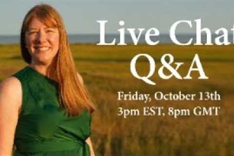 Live Q&amp;A - Friday, October 13th!
