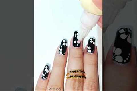 Easy Nail art design 💅 #nailart #piubhol #youtubeshorts