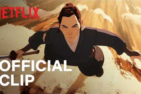 Blue Eye Samurai | Cliff Showdown | Official Clip | Netflix