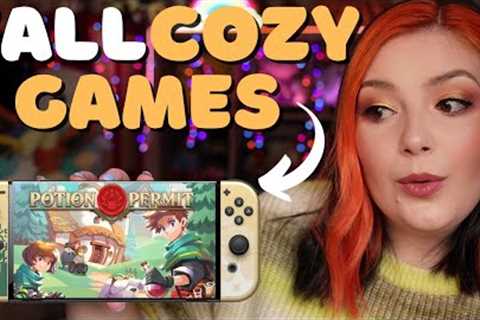 The BEST Cozy Games For Halloween on the Nintendo Switch!