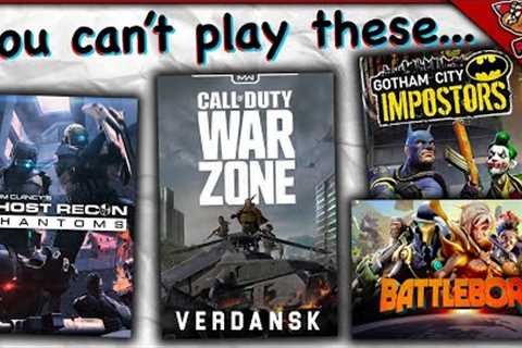 dead live service games you can never play again...