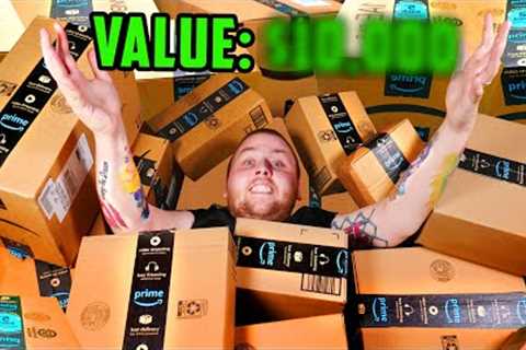 Opening HUGE HOARD Of Amazon Mystery Boxes!
