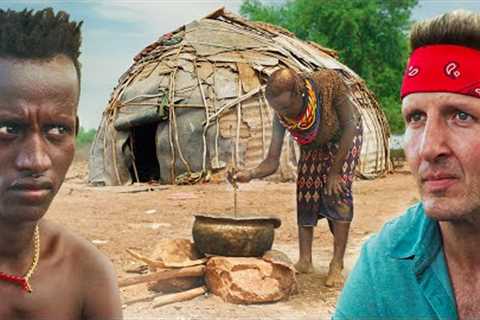 Surviving 24 Hours with Africa's Toughest Tribe!!