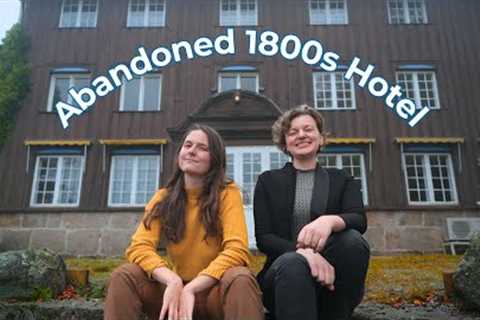 Artists transforming an abandoned mountain hotel in Norway into an art studio space