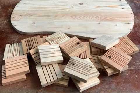 Unique Wood  Idea Inspired By Guitar // Coffee Table Beautiful Work Of Art