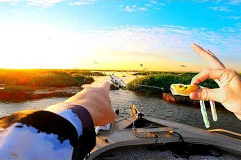 LURE FISHING in a FEEDING FRENZY in CROC Country!