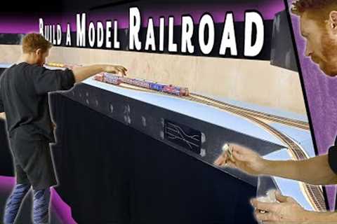 Building a Model Railroad: Adding Lights, Fascia &amp; Curtains