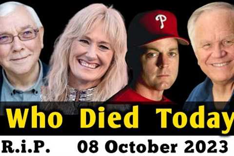 7 Famous Celebrities Who Died Today 8 October 2023 l Actors Died Today l Passed Away l Death News