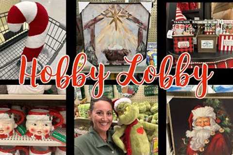 2023 HOBBY LOBBY CHRISTMAS | SHOP WITH ME | I CAN’T BELEIVE I FOUND HER 🤶🏻🎄❤️