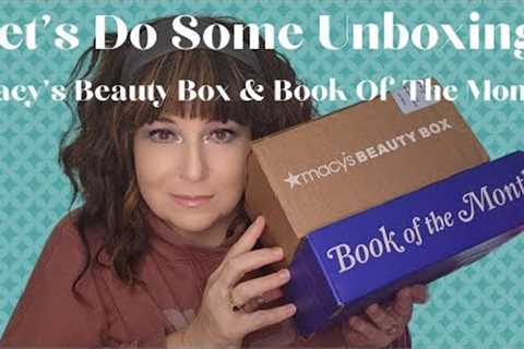 Monthly Unboxing - Macy's Beauty Box &amp; Book Of The Month - October 2023