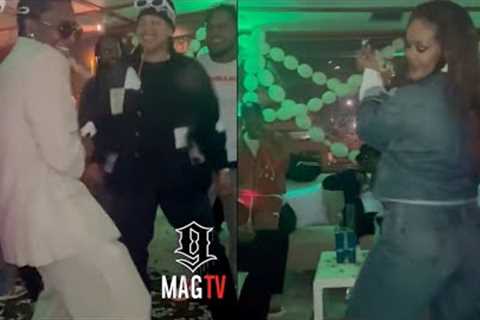ASAP Rocky Got Served By Rihanna During Dance Off At His 35th B-Day Party! 💃🏾