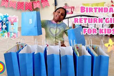 Return Gifts For Birthday Party | HAUL | Return Gift Ideas| STARLETT b'day Return gifts | VLOG
