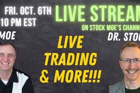 🔥 Stock Moe Livestream Trading With Dr. Stock!  BEST STOCKS TO BUY NOW (GROWTH STOCKS 2023)