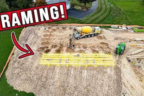 GOING UP QUICK! ► BARN FRAMING ►FILM CREW ► FALL RUSH!