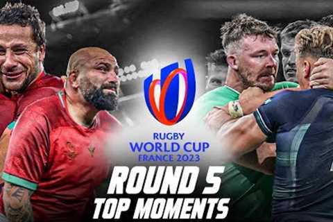 The Best Of Round 5 - Rugby World Cup 2023 | Portugal Win, Peter O'Mahony Chirp &amp; More