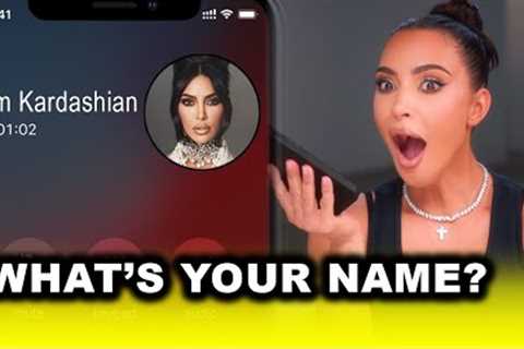 Kim Kardashian called an unknown lover 📞 😂