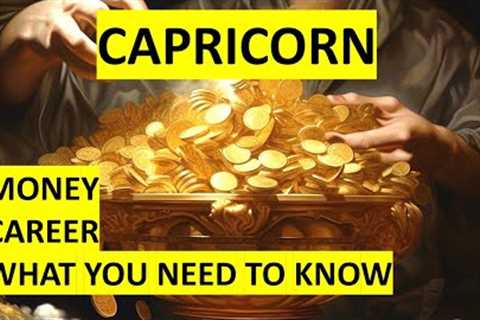 CAPRICORN MONEY AND CAREER TAROT ♑️ MAJOR OFFER COMING TO YOU