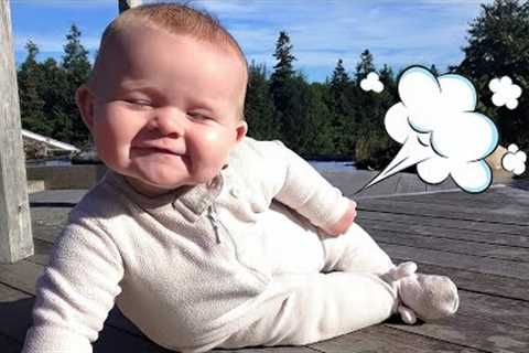 Hilarious Baby Fart Moment! Funny Baby Videos That Will Make You Laugh!