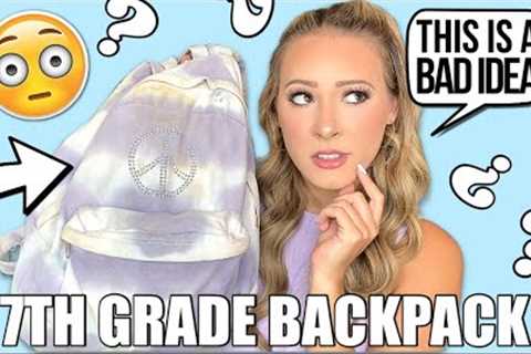 I FOUND MY 7TH GRADE BACKPACK!? 😱🤐