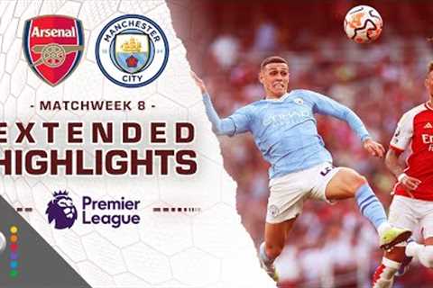 Arsenal v. Manchester City | PREMIER LEAGUE HIGHLIGHTS | 10/8/2023 | NBC Sports