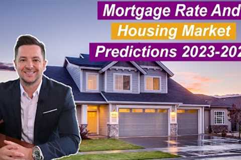 In 2024 Mortgage Rates Will...🚀💀🤑 | My Rate &amp; Housing Market Forecast 2023 - 2024