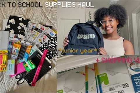 back to school supplies haul + vlog 2022