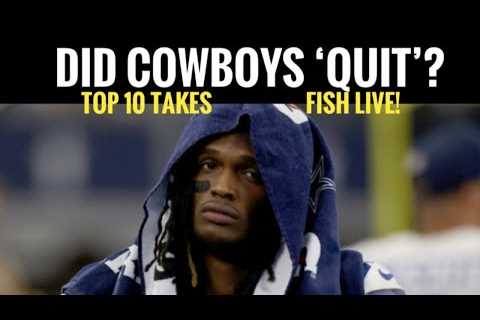 DID #COWBOYS 'QUIT'?  Fish Report LIVE TOP 10 TAKES