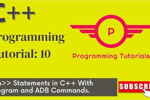 C++ Tutorials for Beginners | cin Statement with example | C++ Programming in Urdu | ADB Commands
