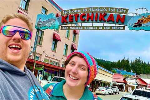 Ketchikan Alaska Cruise Port! Self-Exploring the Town: Spotting Salmon, Sea Lions, &amp; Slugs!