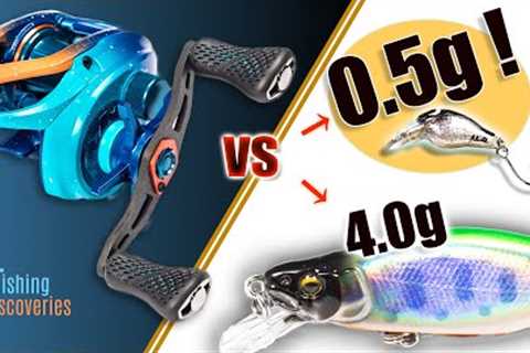 inSaNe BFS Lure Fishing Challenge: 0.5-gram Crankbaits &amp; 4-gram Jerkbaits using a BAITCASTER