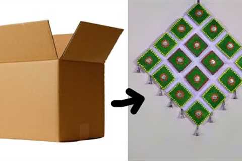 Cardboard Craft Ideas || How to Make Cardboard Hanging Craft || Wall Decor/Home Decor || Art &amp;..