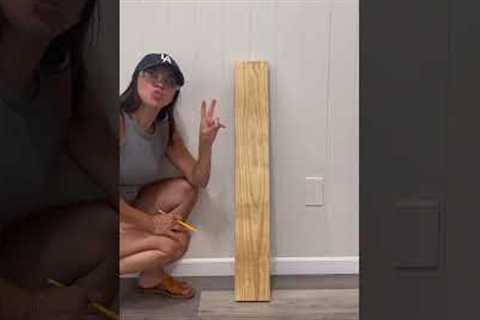 EASY Beginner DIY project! A skinny bench! 🤯 #ad #dixiebellepaint #woodworking #diyprojects
