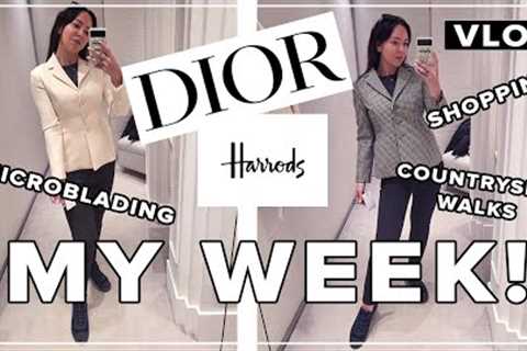 Harrods Shopping \ Getting My Eyebrows Microbladed \ Walks &amp; Lunch With David