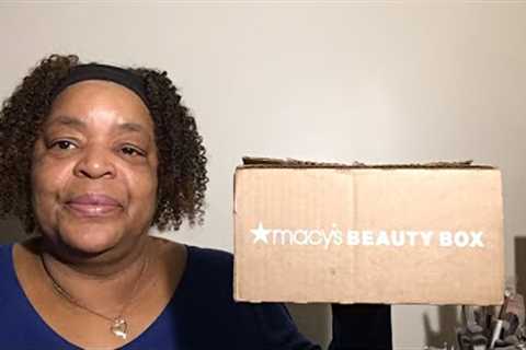 Unboxing Macys Beauty Box| October 2023 Monthly Subscription|Cost $15.95