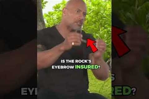 Is The Rock’s Eyebrow Insured? 🤨