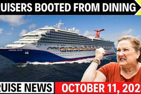 DRAMA in the Main Dining Room (who's right?) &amp; Cruise News Updates