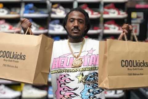 Mozzy Goes Shopping For Sneakers At CoolKicks