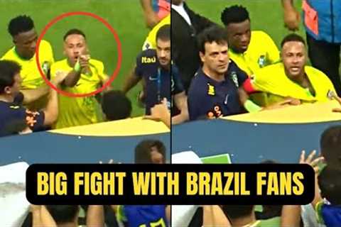 Neymar's Big Fight with Brazilian Fans Today | Fan Threw a Bag of Popcorn at Neymar | Venezuela |