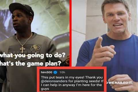 Tom Brady Heartfelt Reaction To Deion Sanders Powerful Message 💕 Watch Some Great Reactions