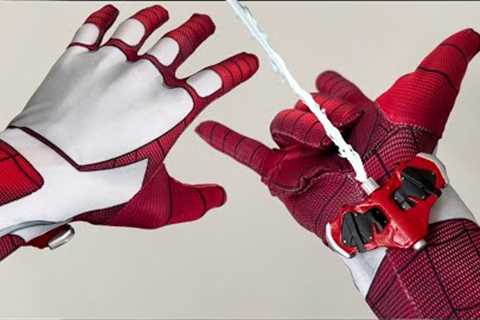 Spiderman Bros Unboxing Web Shooter SPIDER-MAN PS5!! Real life Web Shooter