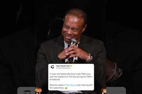 Tiger Woods Left Speechless By An 11-Year-Old | TaylorMade Golf