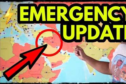 ⚡EMERGENCY ALERT: UN GIVEN 24 HOUR WARNING, IRAN SENDS TANKS TO BORDER, SYRIA AIRPORT BOMBED,
