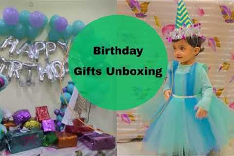 My Niece Open his Birthday Presents | Unboxing All Birthday Gifts🎁