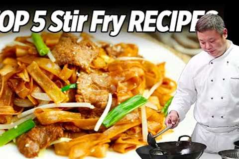Top 5 Stir Fry Recipes by Chinese Masterchef | Cooking Chinese Food • Taste Show