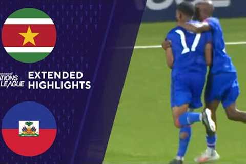 Suriname vs. Haiti: Extended Highlights | CONCACAF Nations League | CBS Sports Golazo