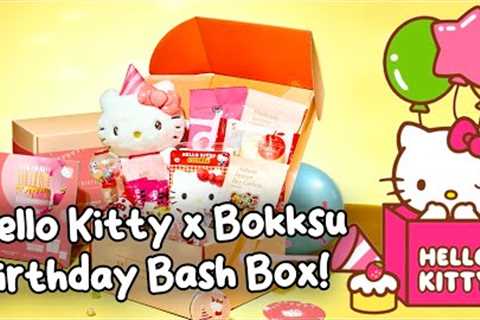 Hello Kitty Birthday Bash Unboxing | Bokksu Japanese Snacks &amp; Sanrio Treats