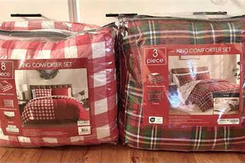 Get your Holiday Bedding on Sale at Macy’s 🛷 unboxing and review with me