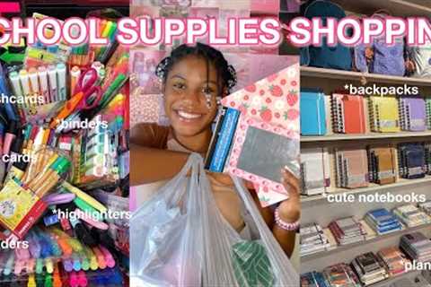 Back To School Supplies Shopping at Dollar Tree | Senior year 2022