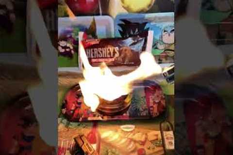 Hershey Triple Chocolate Vs Triple Jet Gun Lighter #shorts