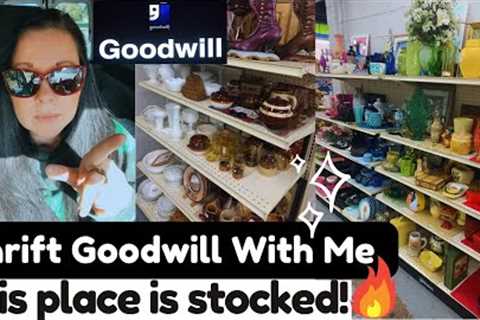 got a cart LOAD in here!🔥 holy smokes! thrift goodwill with me!⭐️